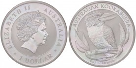 ESTERE - AUSTRALIA - Elisabetta II (1952) - Dollaro 2012 - Kokaburra Kr. 1829 AG
 
FS