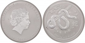ESTERE - AUSTRALIA - Elisabetta II (1952) - Dollaro 2013 - Anno del serpente Kr. 1831 AG
 
FDC