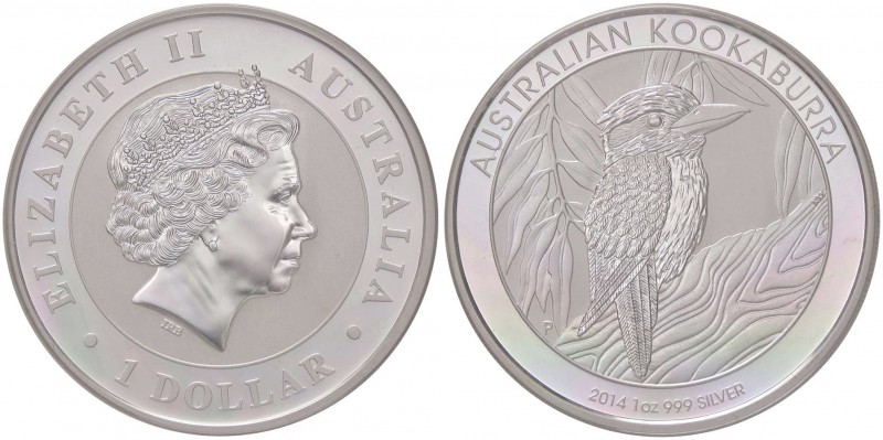 ESTERE - AUSTRALIA - Elisabetta II (1952) - Dollaro 2014 - Kokaburra Kr. 2164 AG...