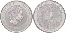 ESTERE - AUSTRALIA - Elisabetta II (1952) - Dollaro 2014 - Kokaburra Kr. 2164 AG
 
FS