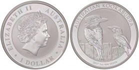 ESTERE - AUSTRALIA - Elisabetta II (1952) - Dollaro 2017 - Due kookaburra AG
 
FS