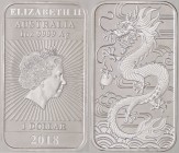 ESTERE - AUSTRALIA - Elisabetta II (1952) - Dollaro 2018 AG
 
FS