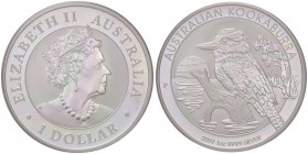 ESTERE - AUSTRALIA - Elisabetta II (1952) - Dollaro 2019 - Kookaburra AG
 
FS
