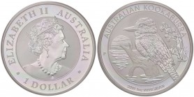 ESTERE - AUSTRALIA - Elisabetta II (1952) - Dollaro 2019 - Kookaburra AG
 
FS