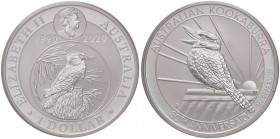 ESTERE - AUSTRALIA - Elisabetta II (1952) - Dollaro 2020 - Kookaburra AG
 
FS
