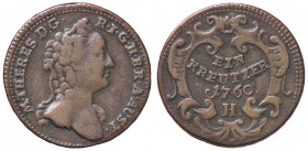 ESTERE - AUSTRIA - Maria Teresa e Francesco I (1740-1765) - Kreuzer 1760 H CU
 
BB+