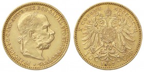 ESTERE - AUSTRIA - Francesco Giuseppe (1848-1916) - 10 Corone 1897 Kr. 2805 (AU g. 3,36)
 
SPL-FDC