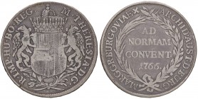 ESTERE - AUSTRIA-BURGAU - Maria Teresa d'Asburgo (1740-1780) - Tallero di convenzione 1766 SC Kr. 16 AG
 
meglio di MB