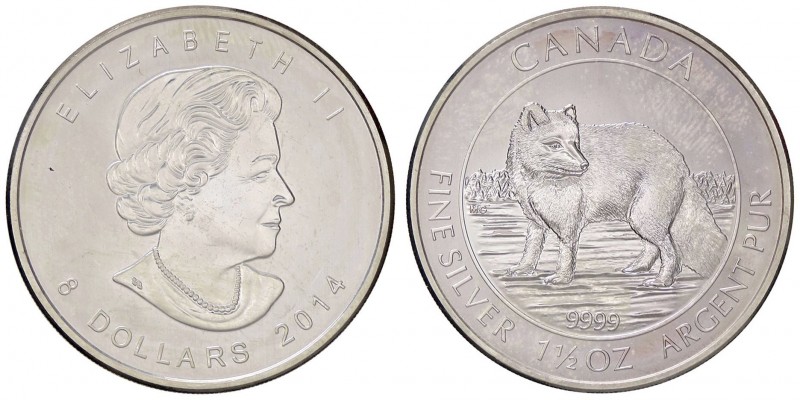 ESTERE - CANADA - Elisabetta II (1952) - 8 Dollari 2014 AG
 
FS