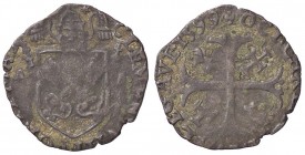 ZECCHE ITALIANE - AVIGNONE - Clemente VIII (1592-1605) - Dozzina 1599 Munt. 111; Berm. 1518 R (MI g. 2,24)
 
meglio di MB