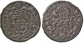 ZECCHE ITALIANE - BOLOGNA - Clemente XI (1700-1721) - Mezzo bolognino 1713 CNI 76; Munt. 215 CU
 
BB
