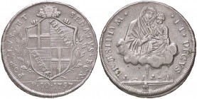 ZECCHE ITALIANE - BOLOGNA - Governo Popolare (1796-1797) - Scudo 1797 Pag. 36/37l; Mont. 37/55 R AG
 
BB+