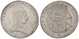 ZECCHE ITALIANE - FIRENZE - Ferdinando III di Lorena (primo periodo, 1790-1801) - Francescone 1795 CNI 21; Mont. 133 R AG 1 della data capovolto
 1 d...