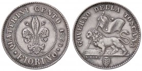 ZECCHE ITALIANE - FIRENZE - Governo provvisorio (1859-1860) - Fiorino 1859 Pag. 228; Mont. 471 AG
 
BB+/qSPL
