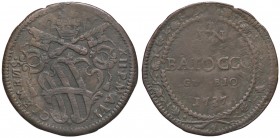 ZECCHE ITALIANE - GUBBIO - Clemente XII (1730-1740) - Baiocco 1737 A. VI Ser. 339; Munt. 203 R CU
 
meglio di MB