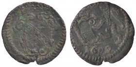 ZECCHE ITALIANE - LUCCA - Repubblica (1369-1799) - Quattrino 1692 CNI 732; MIR 213/2 CU
 
meglio di MB
