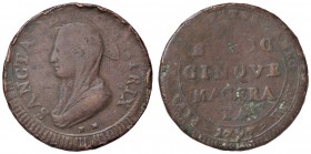 ZECCHE ITALIANE - MACERATA - Pio VI (1775-1799) - Madonnina 1797 CNI 1; Munt. 371 RR CU
 
meglio di MB