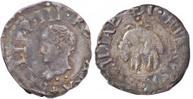 ZECCHE ITALIANE - NAPOLI - Filippo III (1598-1621) - Mezzo carlino P.R. 22; MIR 214 R (AG g. 1,37)
 
BB