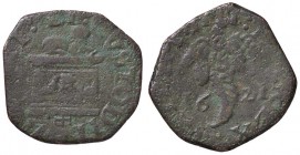 ZECCHE ITALIANE - NAPOLI - Filippo IV (1621-1665) - Tornese 1621 P.R. 89; MIR 264 R CU
 
meglio di MB