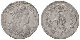ZECCHE ITALIANE - NAPOLI - Carlo II, secondo periodo (1675-1700) - Tarì 1699 P.R. 26; MIR 300/8 AG
 
BB+