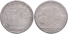 ZECCHE ITALIANE - NAPOLI - Carlo di Borbone (1734-1759) - Piastra 1735 P.R. 23; Mont. 39 AG in esergo De G
 in esergo De G - 
MB