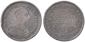 ZECCHE ITALIANE - NAPOLI - Carlo di Borbone (1734-1759) - Mezza piastra 1750 P.R. 40; Mont. 76 AG
 
MB/qBB