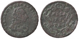 ZECCHE ITALIANE - NAPOLI - Carlo di Borbone (1734-1759) - 6 Cavalli 1756 P.R. 61; Mont. 100 CU
 
qBB