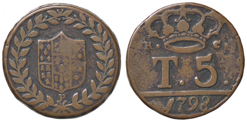 ZECCHE ITALIANE - NAPOLI - Ferdinando IV di Borbone (primo periodo, 1759-1799) -...