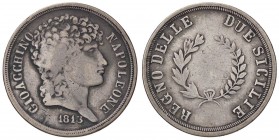 ZECCHE ITALIANE - NAPOLI - Gioacchino Murat (secondo periodo, 1811-1815) - 2 Lire 1813 Mont. 494/499 AG
 
meglio di MB