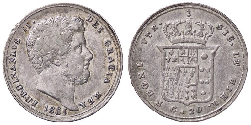 ZECCHE ITALIANE - NAPOLI - Ferdinando II di Borbone (1830-1859) - 20 Grana 1856 ...