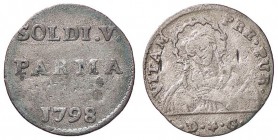 ZECCHE ITALIANE - PARMA - Ferdinando di Borbone (1765-1802) - 5 Soldi 1798 CNI 163; Mont. 95 MI
 
meglio di MB