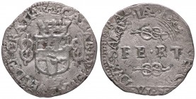 SAVOIA - Carlo Emanuele I (1580-1630) - 6 Soldi 1628 Chambery MIR 643a R (MI g. 5,96)Queste monete sono state ribattute sui 2 fiorini e a causa di que...