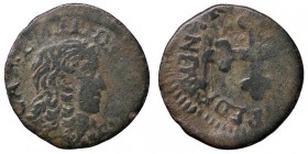 SAVOIA - Carlo Emanuele II, secondo periodo (1648-1675) - Mezzo soldo MIR 783a RRRR MI II tipo - Ritratto piccolo
 II tipo - Ritratto piccolo - 
qBB...