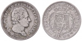 SAVOIA - Carlo Felice (1821-1831) - Lira 1825 G Pag. 97; Mont. 92 R AG
 
MB-BB