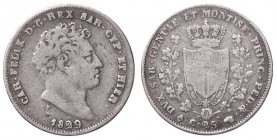 SAVOIA - Carlo Felice (1821-1831) - 25 Centesimi 1829 T Pag. 123; Mont. 125 RR AG
 
qBB