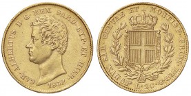 SAVOIA - Carlo Alberto (1831-1849) - 20 Lire 1832 T FERT Pag. 176a; Mont. 42 R AU
 
BB-SPL