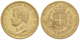 SAVOIA - Carlo Alberto (1831-1849) - 20 Lire 1840 T Pag. 191; Mont. 61 R AU
 
MB+/BB