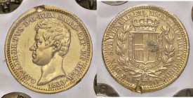 SAVOIA - Carlo Alberto (1831-1849) - 10 Lire 1833 G Pag. 211; Mont. 84 RR AU Sigillata Flavio De Maria
 Sigillata Flavio De Maria
B/MB