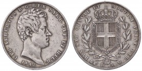 SAVOIA - Carlo Alberto (1831-1849) - 5 Lire 1842 T Pag. 252; Mont. 126 R AG
 
BB