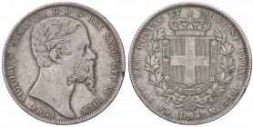 SAVOIA - Vittorio Emanuele II (1849-1861) - 5 Lire 1851 G Pag. 372; Mont. 43 R AG
 
qBB