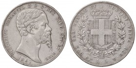 SAVOIA - Vittorio Emanuele II (1849-1861) - 5 Lire 1861 T Pag. 390; Mont. 61 RR AG Colpetto
 Colpetto
qBB
