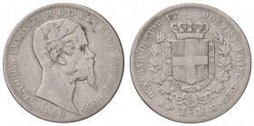 SAVOIA - Vittorio Emanuele II (1849-1861) - Lira 1850 T Pag. 402; Mont. 74 R AG
 
B