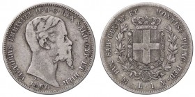 SAVOIA - Vittorio Emanuele II (1849-1861) - Lira 1860 M Pag. 416; Mont. 90 AG
 
MB/qBB