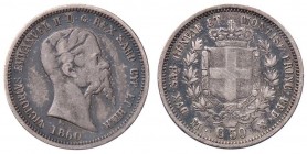 SAVOIA - Vittorio Emanuele II (1849-1861) - 50 Centesimi 1860 M Pag. 427; Mont. 102 AG
 
qBB