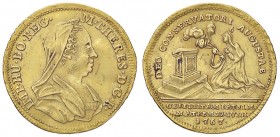 MEDAGLIE ESTERE - AUSTRIA - Giuseppe II (con la madre Maria Teresa) (1765-1780) - Medaglia 1767 - Per lo scampato pericolo dal vaiolo&nbsp; &nbsp;(AU ...
