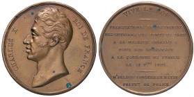 MEDAGLIE ESTERE - FRANCIA - Carlo X (1824-1830) - Medaglia 1824 AE Ø 33
 
BB-SPL