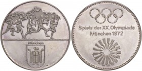 MEDAGLIE ESTERE - GERMANIA - Repubblica Federale (1949) - Medaglia 1972 - Olimpiadi di Monaco (AG g. 42) Ø 55AG925
 AG925 - 
qFDC