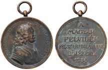 MEDAGLIE ESTERE - UNGHERIA - Repubblica - Medaglia 1938 - Franz Rakoczi AE Ø 34 Sedimenti
 Sedimenti
BB