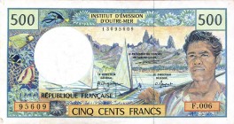 CARTAMONETA ESTERA - FRANCIA - Dipartimenti d'oltremare - 500 Franchi
 
BB-SPL