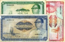CARTAMONETA ESTERA - GAMBIA - Repubblica - Serie 5-10-25 dalasis Tre biglietti
 5-10-25 dalasis - Tre biglietti
med. BB